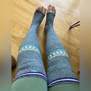 Vintage lululemon merino thigh high leg warmers
